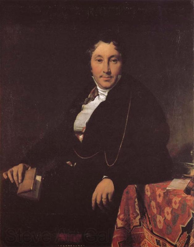 Jean-Auguste Dominique Ingres Portrait of Yake Norge oil painting art